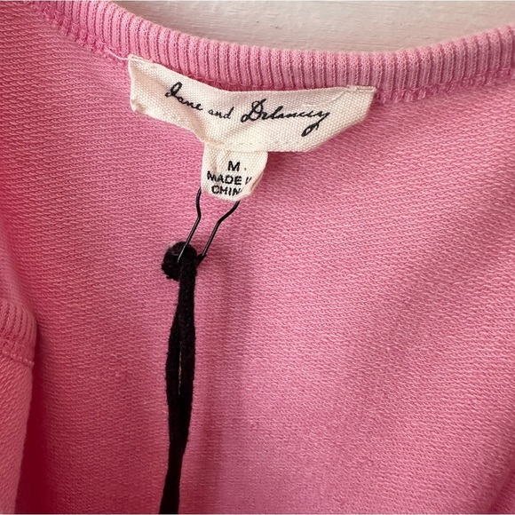 Jane and Delancey Romper Pink Cotton Cinched Waist Sleeveless Casual Pockets - Picture 5 of 17